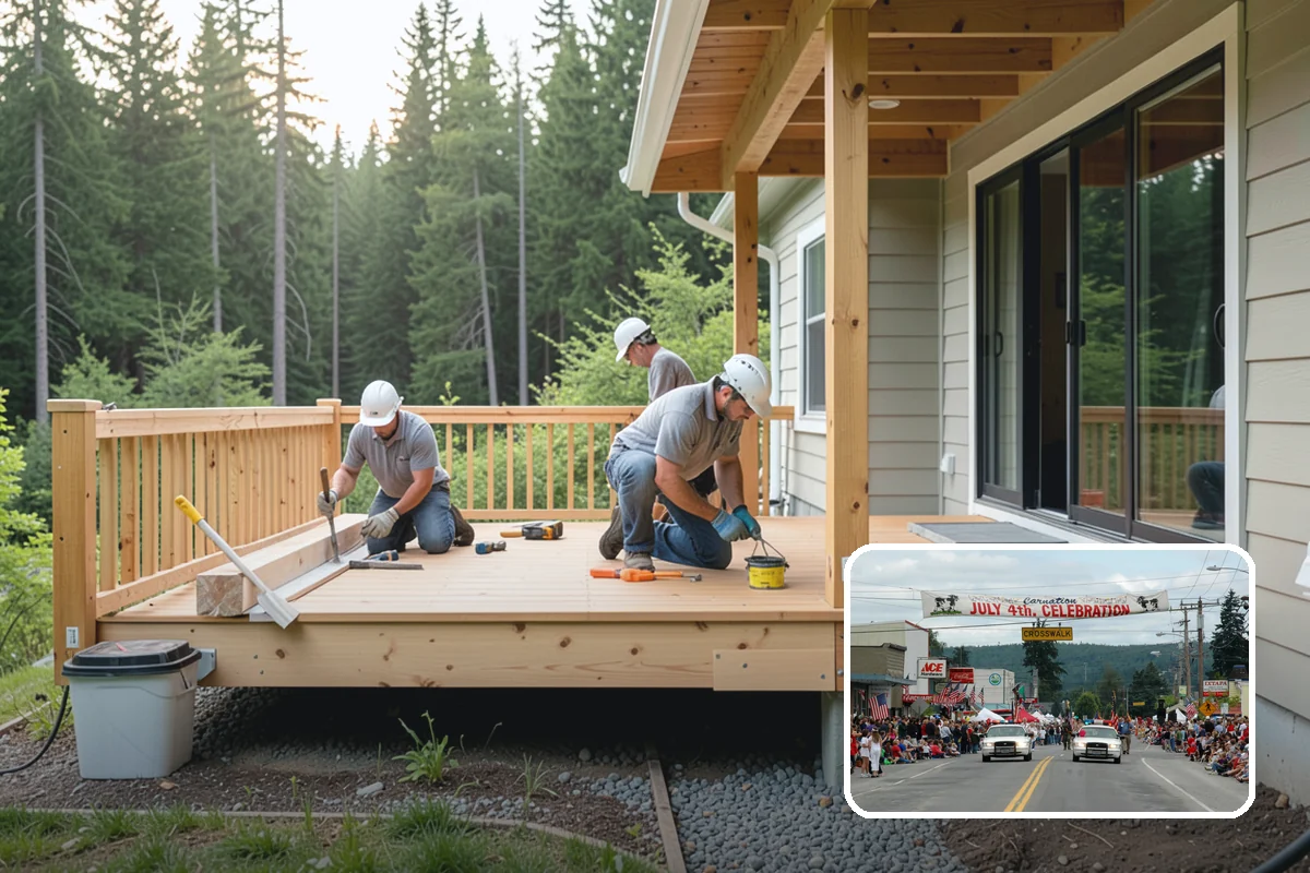 Three-Season Porch in Carnation, King County, WA - Comfortable use across three seasons