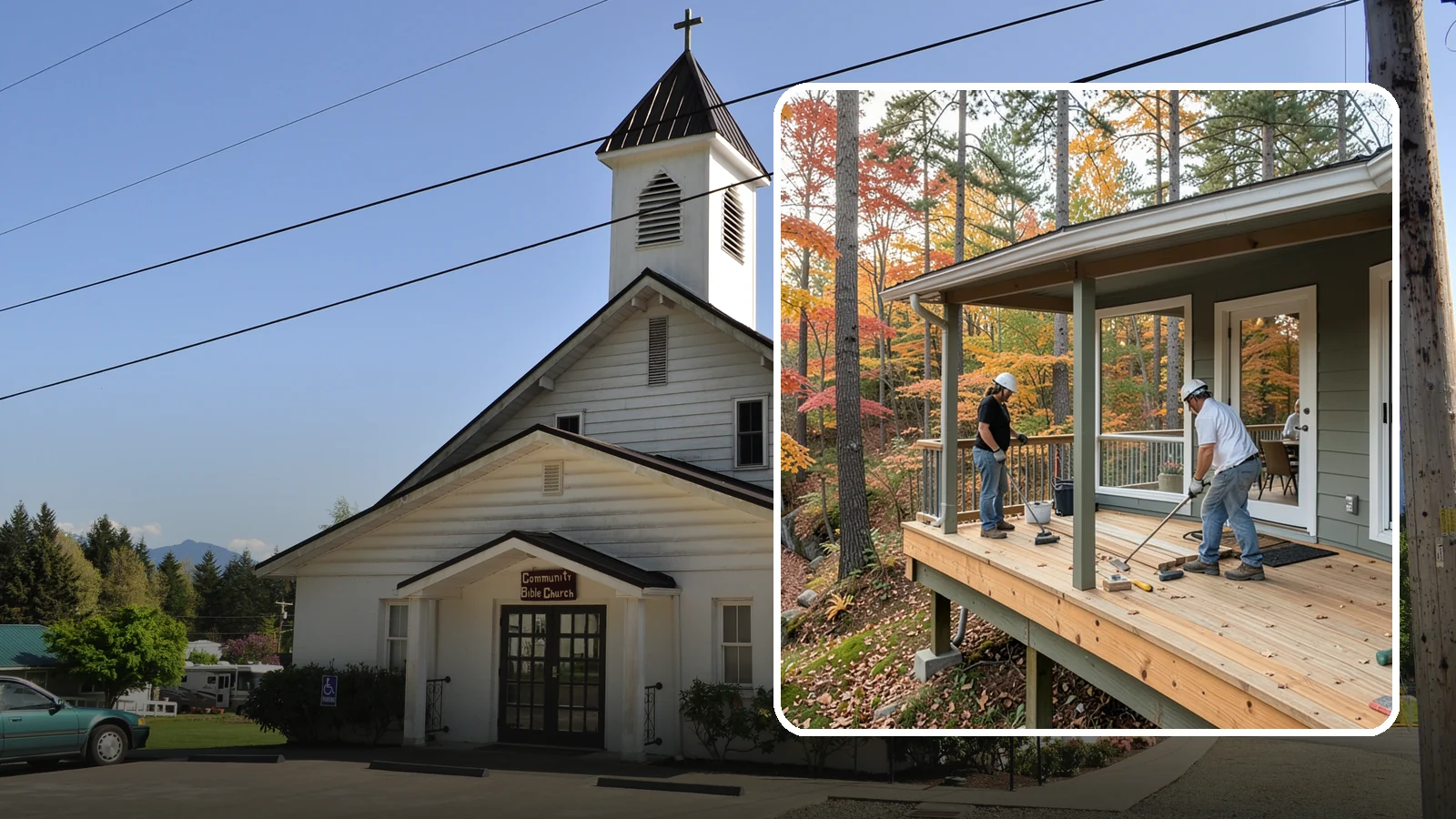 Three-Season Porch in Concrete, Skagit County, WA - Three-season porch construction that extends comfortable living across spring, summer, and fall.