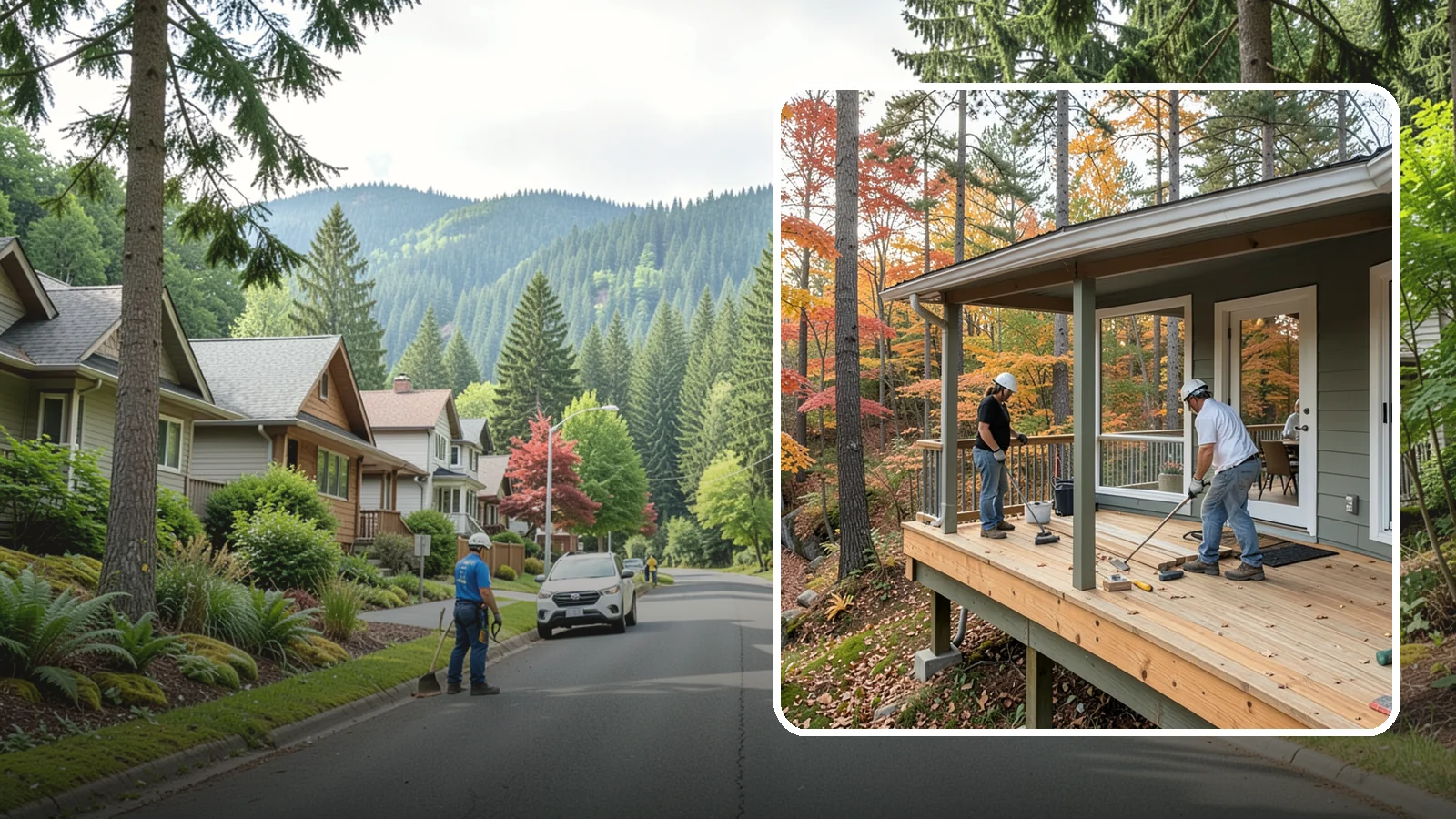 Three-Season Porch in Darrington, Snohomish County, WA - Three-season porch construction that extends comfortable living across spring, summer, and fall.