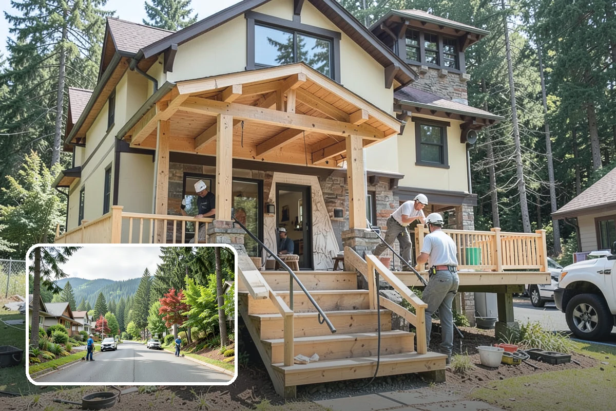 Three-Season Porch in Darrington, Snohomish County, WA - Comfortable use across three seasons
