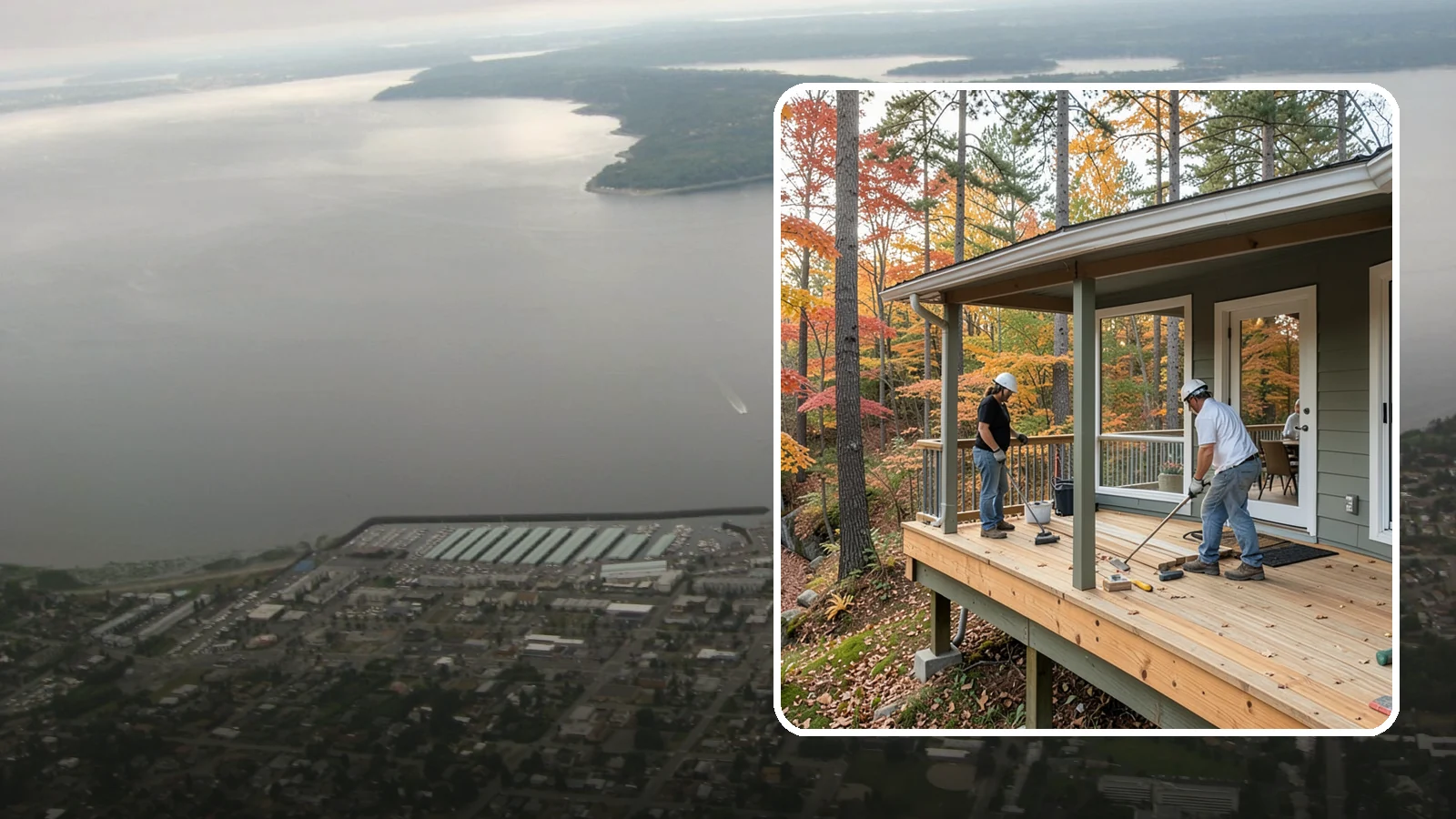 Three-Season Porch in Des Moines, King County, WA - Three-season porch construction that extends comfortable living across spring, summer, and fall.