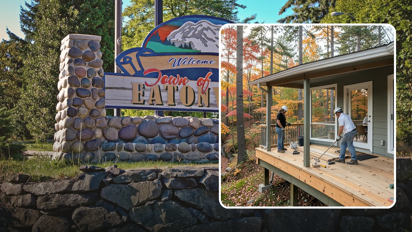 Three-Season Porch in Eatonville, Pierce County, WA - Three-season porch construction that extends comfortable living across spring, summer, and fall.