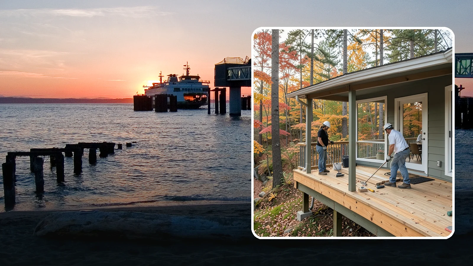 Three-Season Porch in Edmonds, Snohomish County, WA - Three-season porch construction that extends comfortable living across spring, summer, and fall.