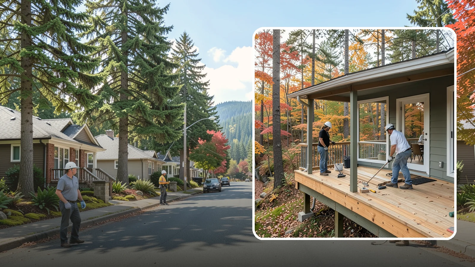 Three-Season Porch in Hunts Point, King County, WA - Three-season porch construction that extends comfortable living across spring, summer, and fall.