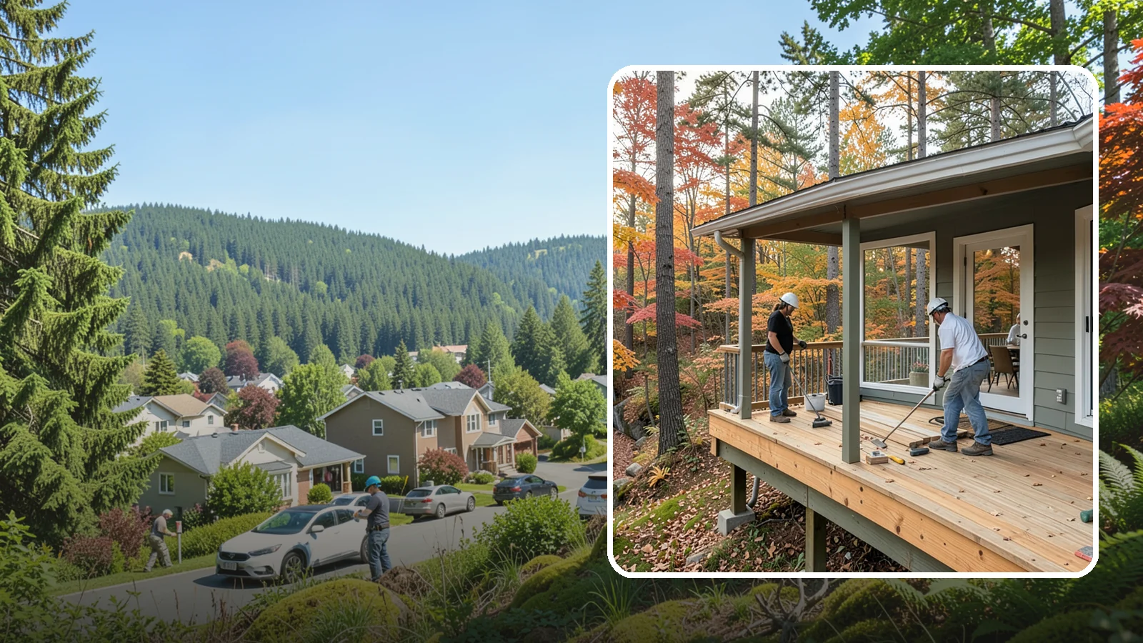 Three-Season Porch in Index, Snohomish County, WA - Three-season porch construction that extends comfortable living across spring, summer, and fall.