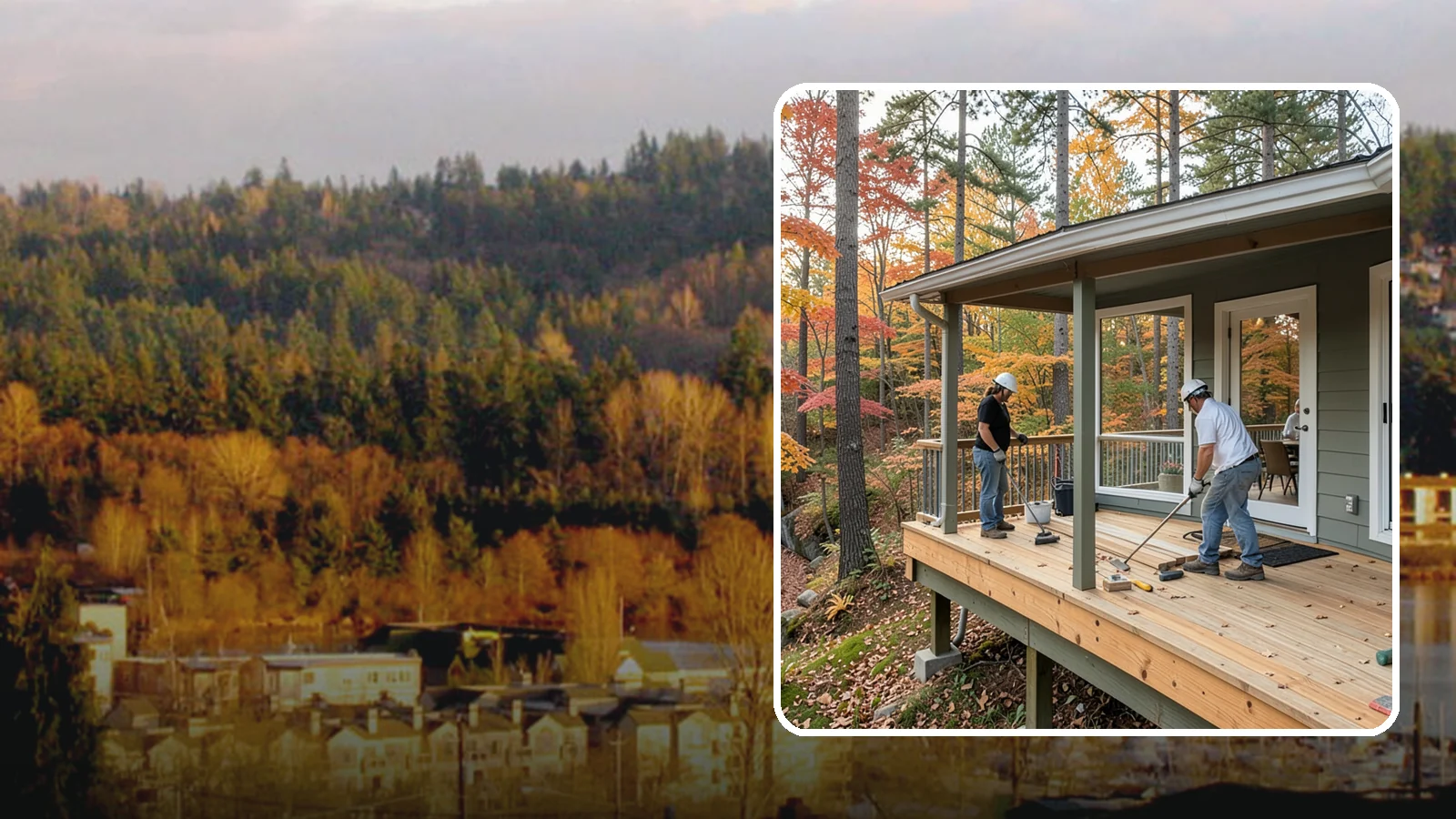Three-Season Porch in Kenmore, King County, WA - Three-season porch construction that extends comfortable living across spring, summer, and fall.