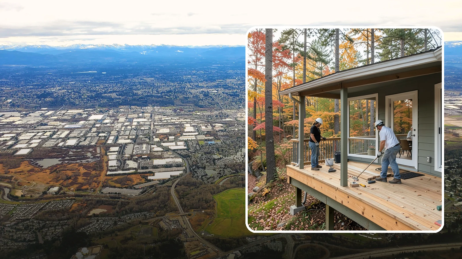 Three-Season Porch in Kent, King County, WA - Three-season porch construction that extends comfortable living across spring, summer, and fall.