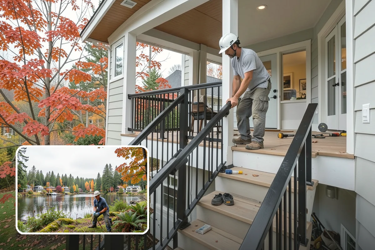Three-Season Porch in La Conner, Skagit County, WA - Comfortable use across three seasons