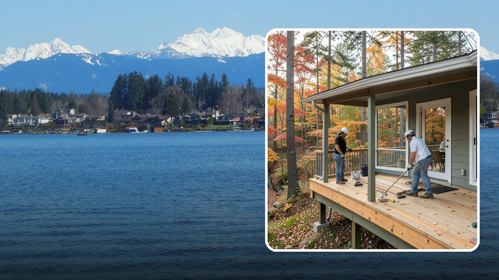 Three-Season Porch in Lake Stevens, Snohomish County, WA - Three-season porch construction that extends comfortable living across spring, summer, and fall.