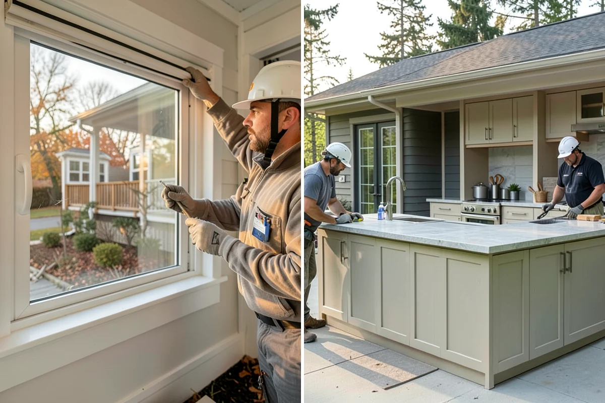 Three-Season Porch in Lakewood, Pierce County, WA - Design the porch layout and window systems