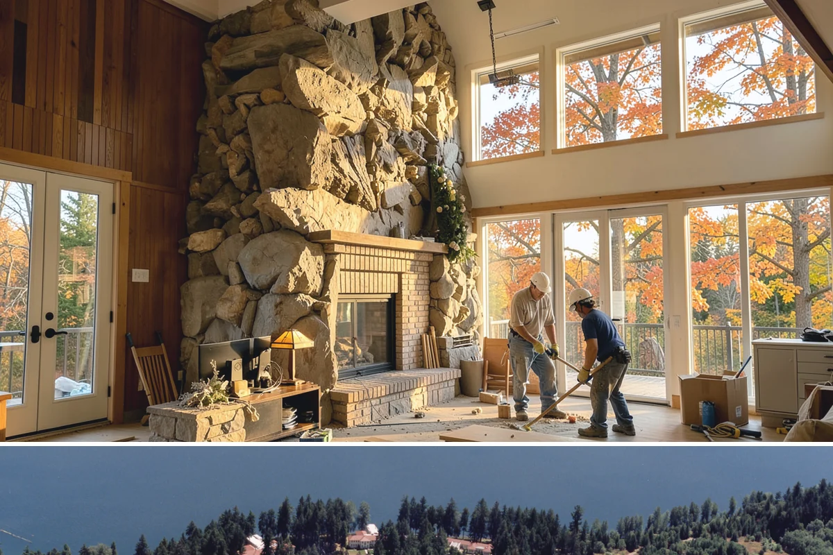 Three-Season Porch in Lakewood, Pierce County, WA - Summer construction lets you enjoy the finished three-season porch through the beautiful Northwest fall.