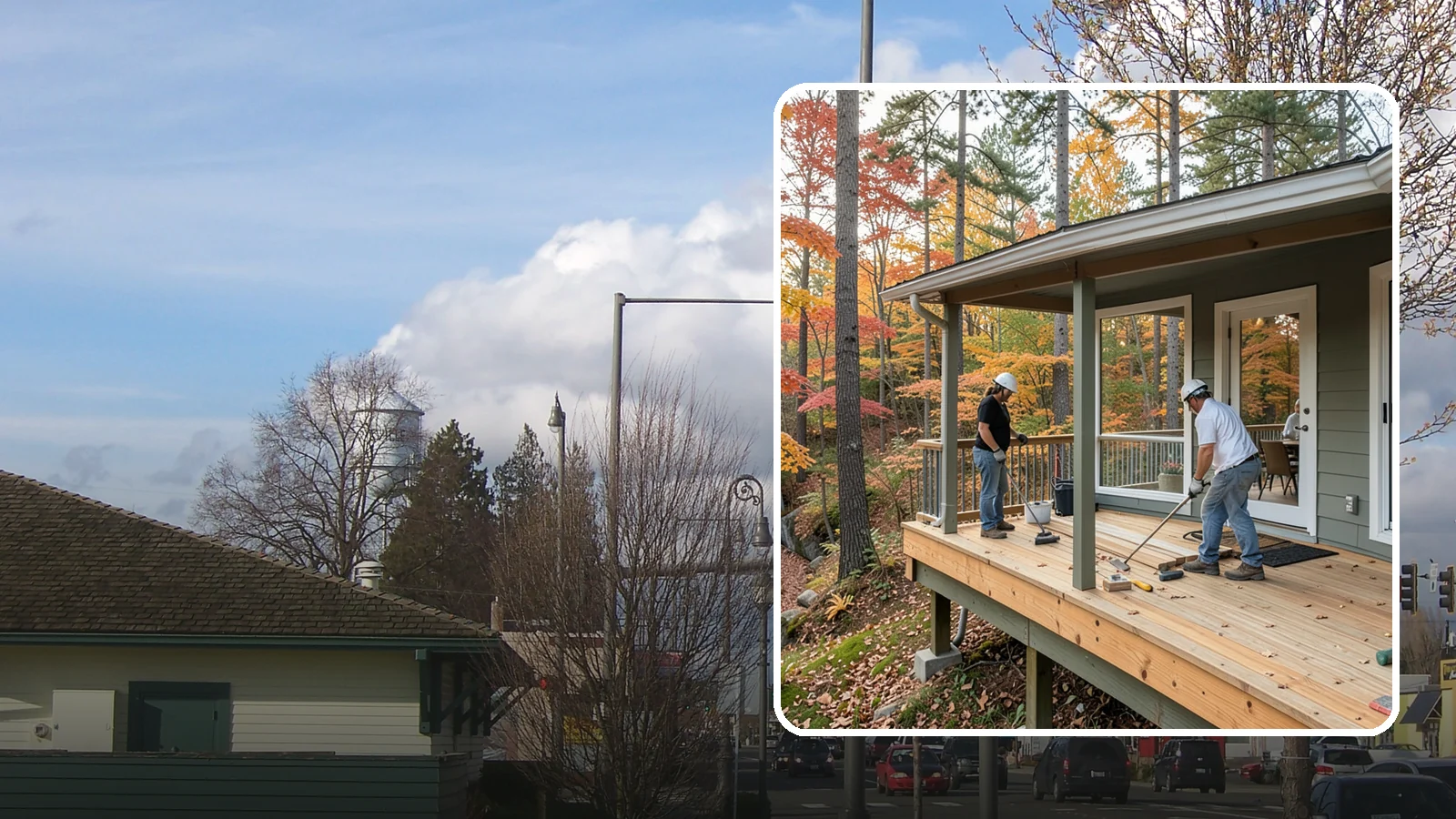Three-Season Porch in Marysville, Snohomish County, WA - Three-season porch construction that extends comfortable living across spring, summer, and fall.