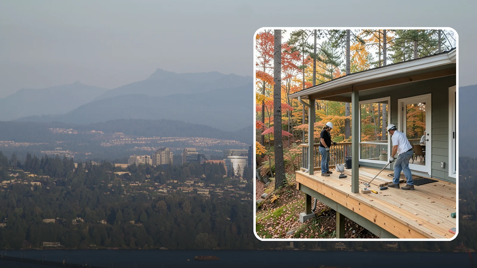 Three-Season Porch in Medina, King County, WA - Three-season porch construction that extends comfortable living across spring, summer, and fall.