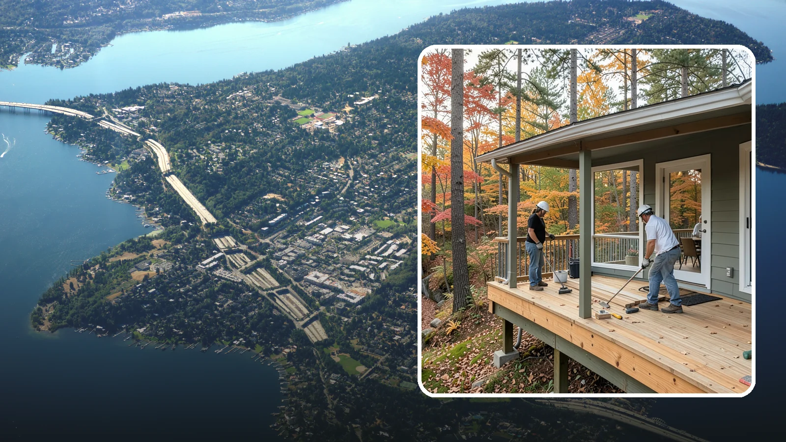 Three-Season Porch in Mercer Island, King County, WA - Three-season porch construction that extends comfortable living across spring, summer, and fall.