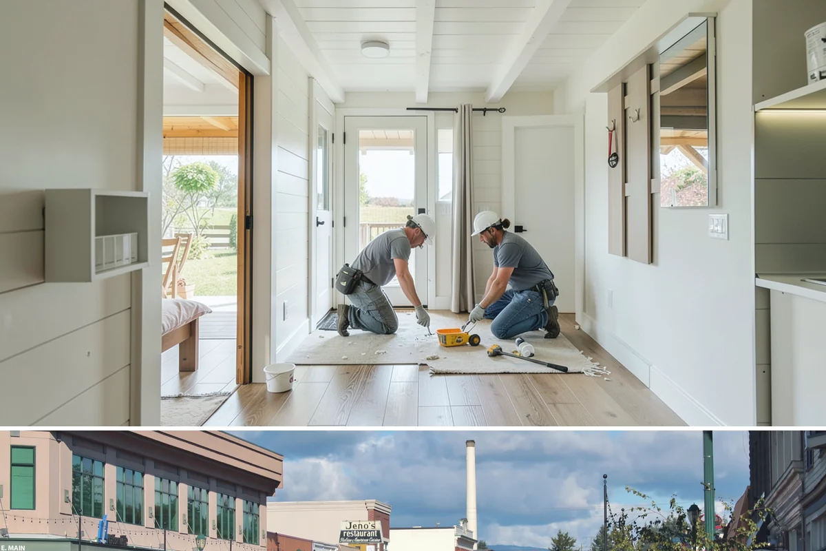 Three-Season Porch in Monroe, Snohomish County, WA - Summer construction lets you enjoy the finished three-season porch through the beautiful Northwest fall.