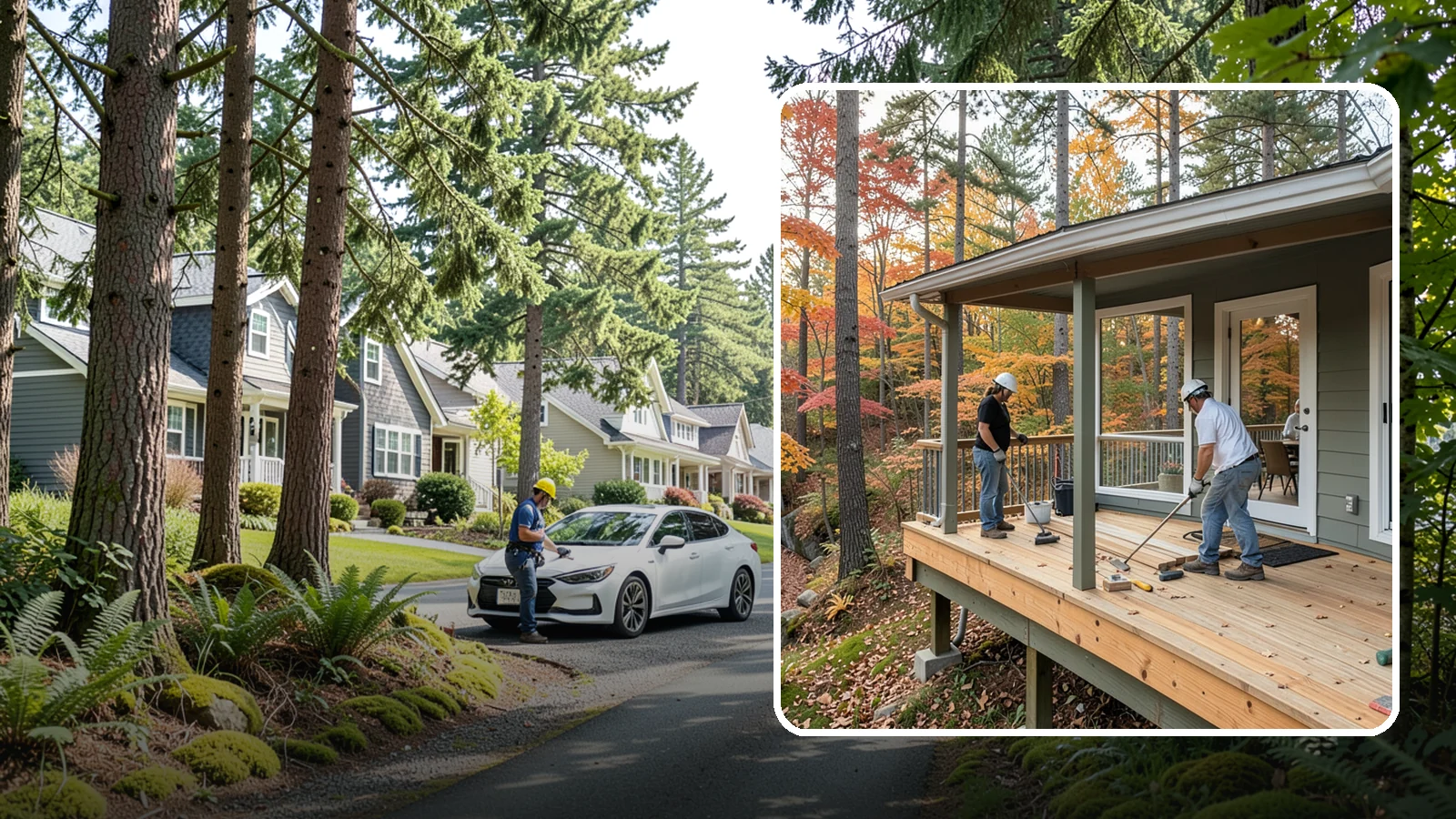 Three-Season Porch in Normandy Park, King County, WA - Three-season porch construction that extends comfortable living across spring, summer, and fall.