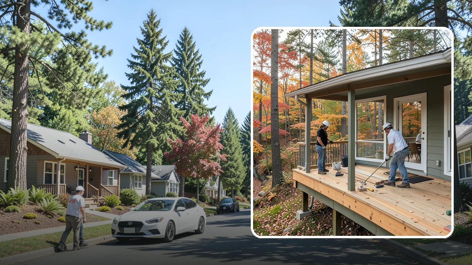 Three-Season Porch in Orting, Pierce County, WA - Three-season porch construction that extends comfortable living across spring, summer, and fall.