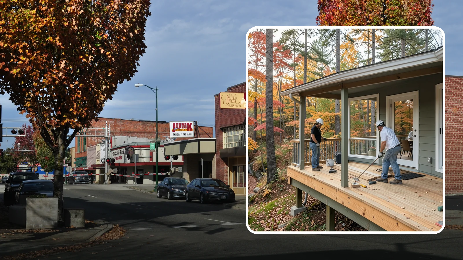 Three-Season Porch in Puyallup, Pierce County, WA - Three-season porch construction that extends comfortable living across spring, summer, and fall.