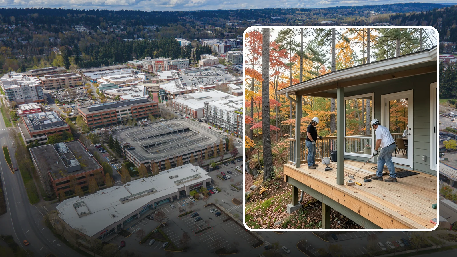 Three-Season Porch in Redmond, King County, WA - Three-season porch construction that extends comfortable living across spring, summer, and fall.