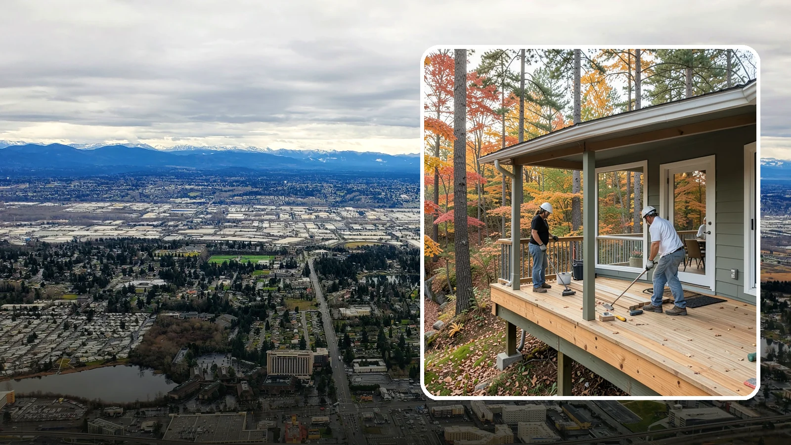 Three-Season Porch in SeaTac, King County, WA - Three-season porch construction that extends comfortable living across spring, summer, and fall.