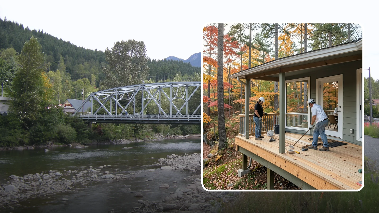 Three-Season Porch in Skykomish, King County, WA - Three-season porch construction that extends comfortable living across spring, summer, and fall.