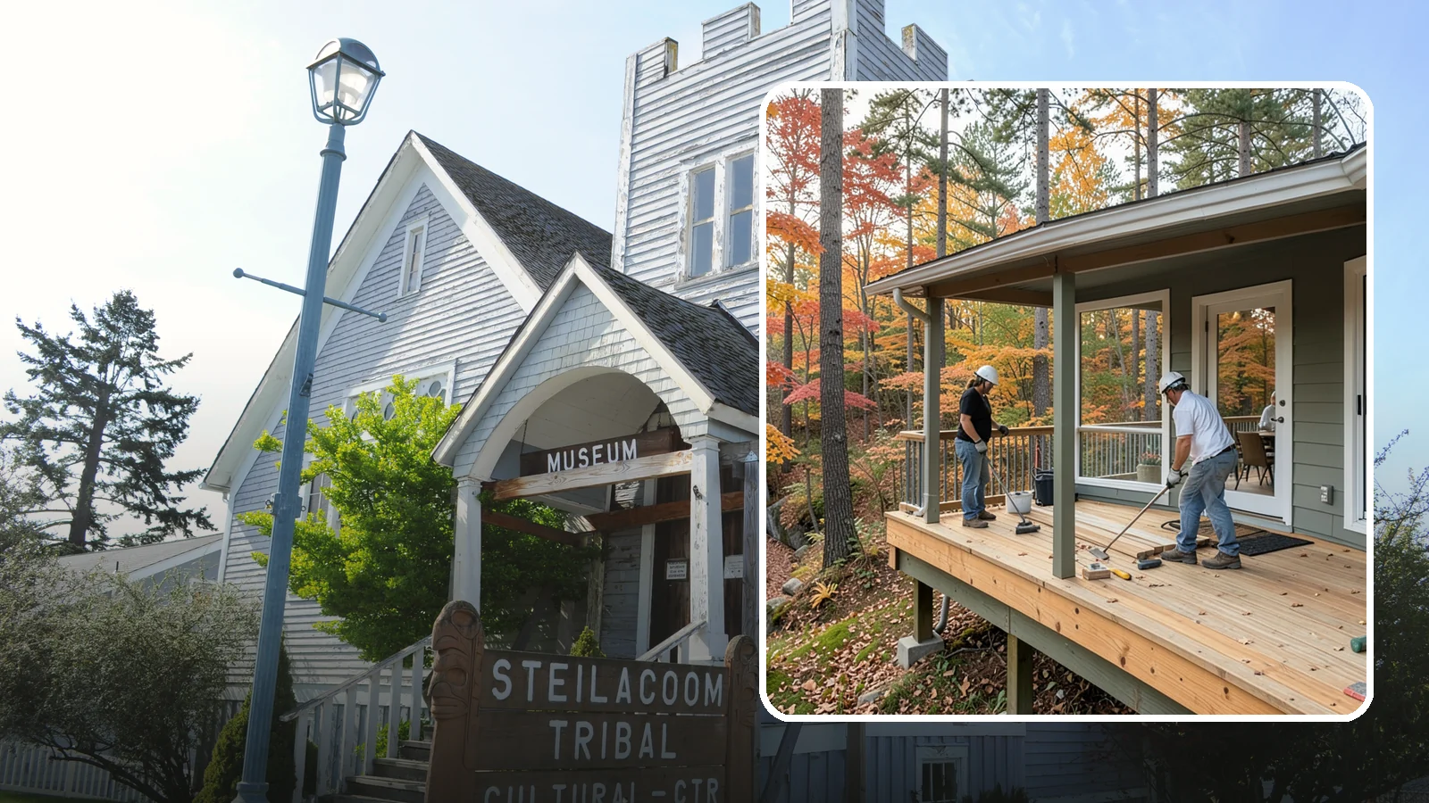 Three-Season Porch in Steilacoom, Pierce County, WA - Three-season porch construction that extends comfortable living across spring, summer, and fall.