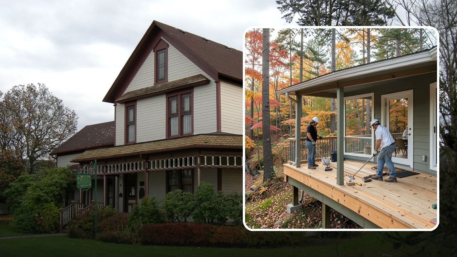 Three-Season Porch in Sumner, Pierce County, WA - Three-season porch construction that extends comfortable living across spring, summer, and fall.
