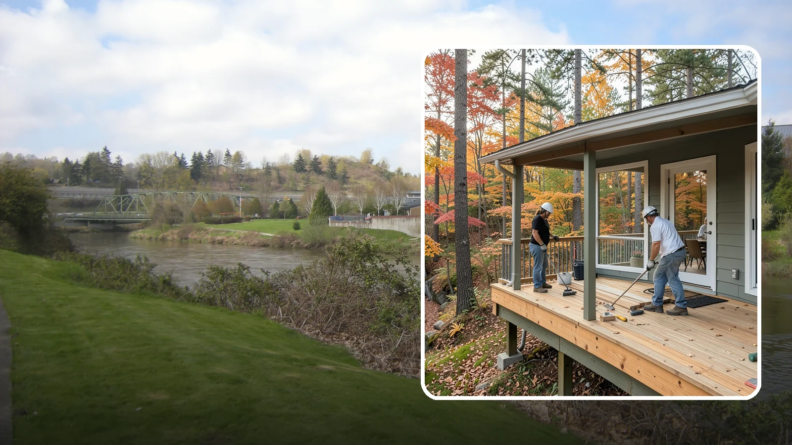 Three-Season Porch in Tukwila, King County, WA - Three-season porch construction that extends comfortable living across spring, summer, and fall.