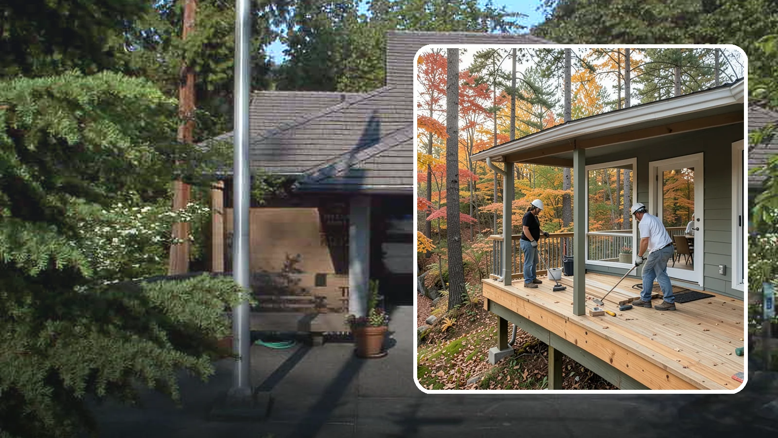 Three-Season Porch in Yarrow Point, King County, WA - Three-season porch construction that extends comfortable living across spring, summer, and fall.