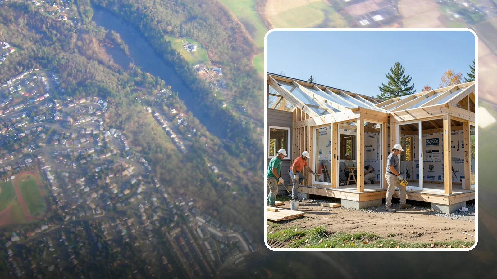 Three-Season Room Construction in Algona, King County, WA - A partially conditioned enclosed room ideal for spring, summer, and fall use.
