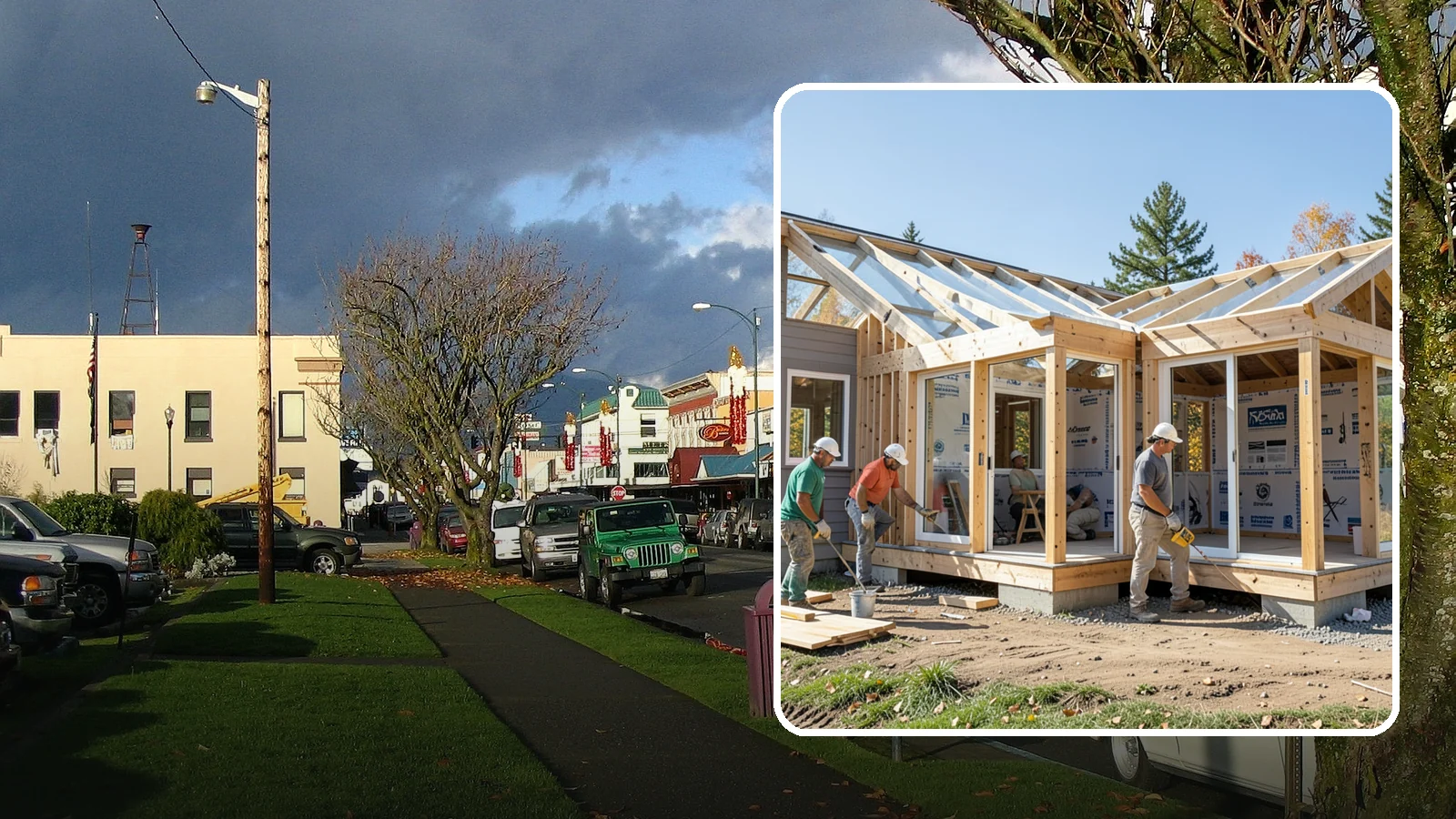 Three-Season Room Construction in Arlington, Snohomish County, WA - A partially conditioned enclosed room ideal for spring, summer, and fall use.