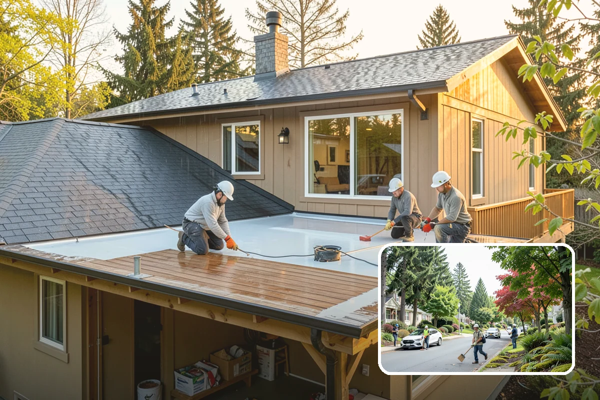 Three-Season Room Construction in Beaux Arts Village, King County, WA - Sheltered outdoor living from spring to fall