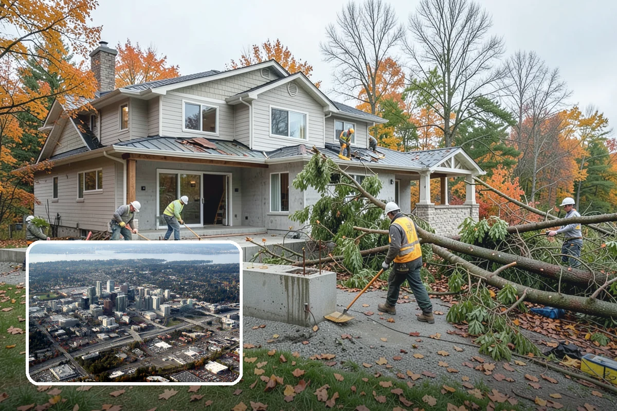 Three-Season Room Construction in Bellevue, King County, WA - Sheltered outdoor living from spring to fall