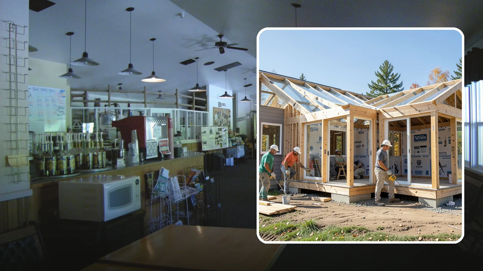 Three-Season Room Construction in Black Diamond, King County, WA - A partially conditioned enclosed room ideal for spring, summer, and fall use.