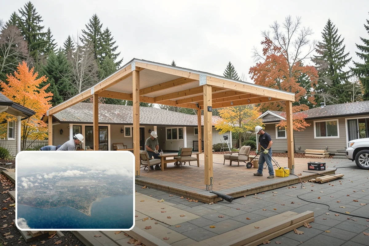 Three-Season Room Construction in Burien, King County, WA - Sheltered outdoor living from spring to fall