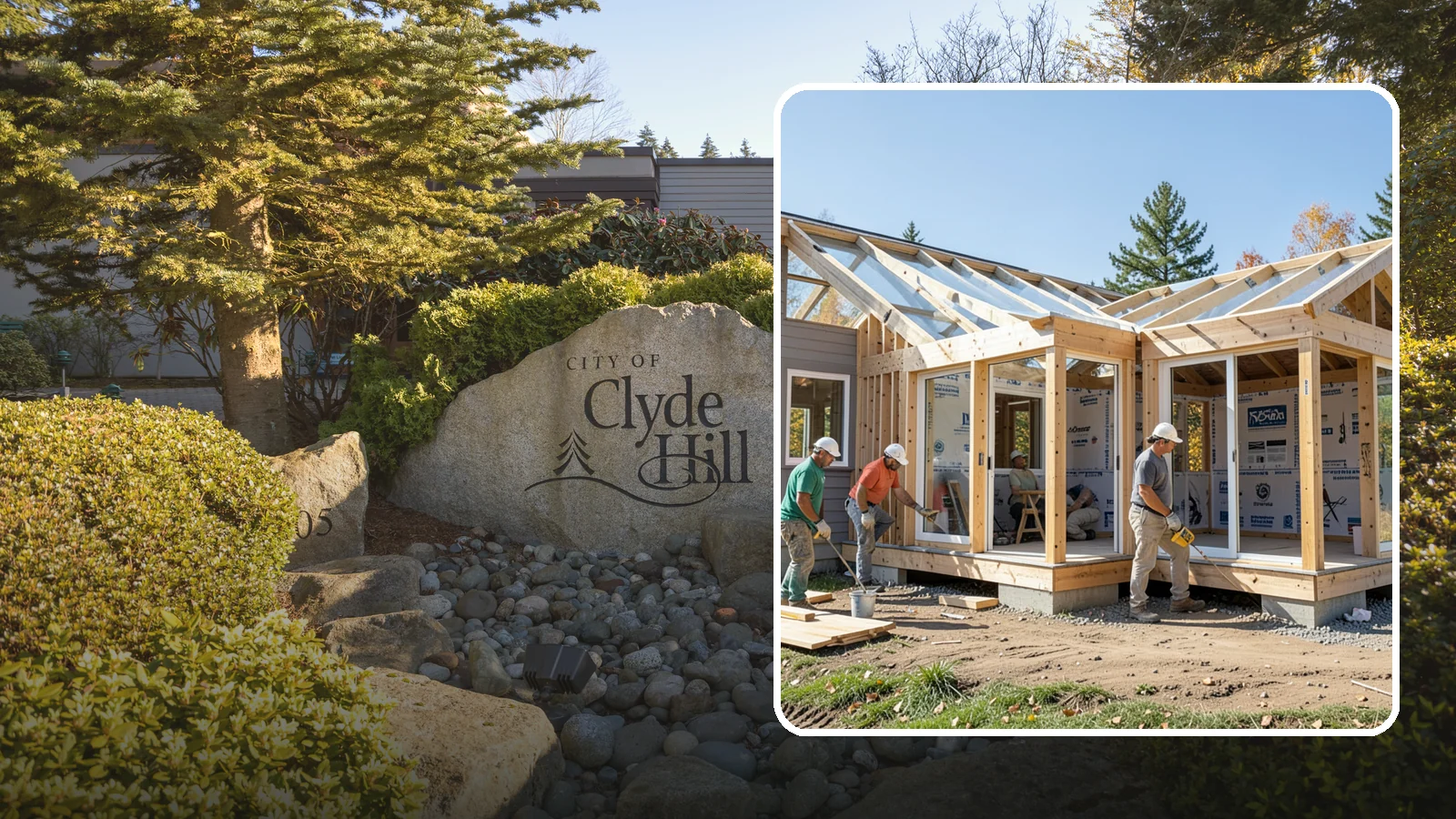 Three-Season Room Construction in Clyde Hill, King County, WA - A partially conditioned enclosed room ideal for spring, summer, and fall use.