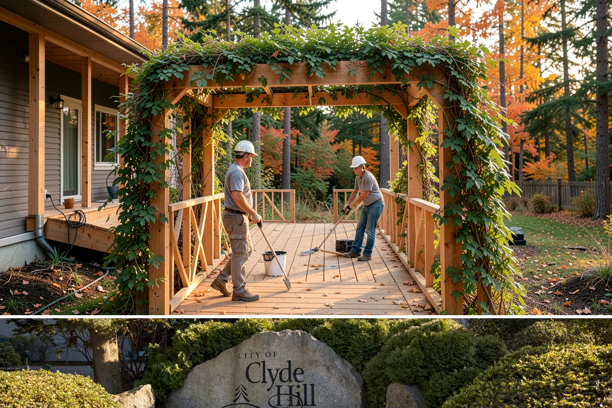 Three-Season Room Construction in Clyde Hill, King County, WA - Building in late spring lets you enjoy the finished room through the best of the summer and fall.