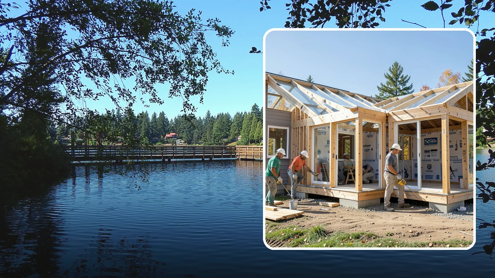 Three-Season Room Construction in Federal Way, King County, WA - A partially conditioned enclosed room ideal for spring, summer, and fall use.