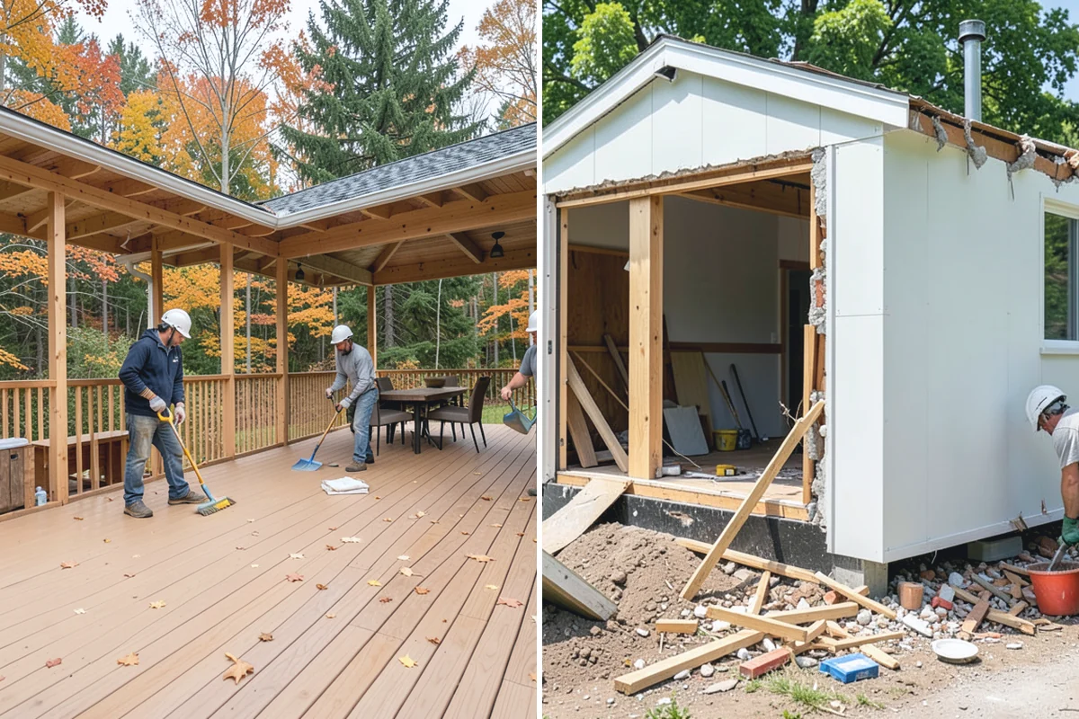 Three-Season Room Construction in Granite Falls, Snohomish County, WA - Design the room layout and glazing style