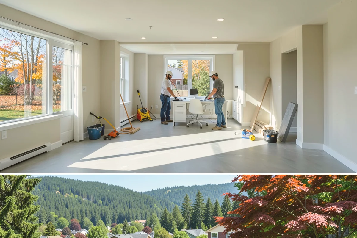 Three-Season Room Construction in Index, Snohomish County, WA - Building in late spring lets you enjoy the finished room through the best of the summer and fall.