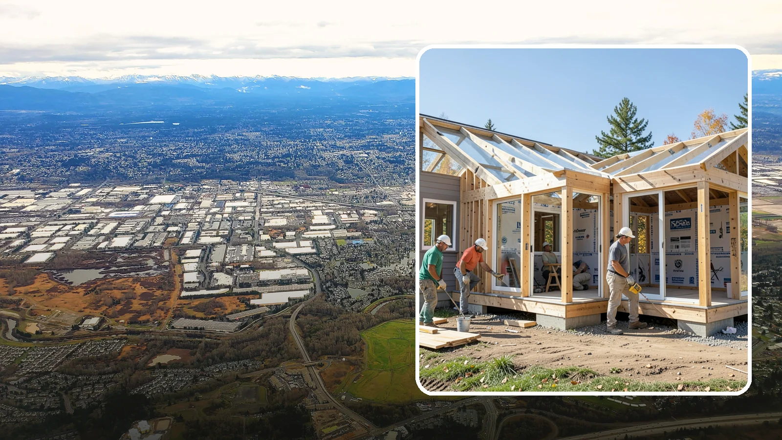 Three-Season Room Construction in Kent, King County, WA - A partially conditioned enclosed room ideal for spring, summer, and fall use.