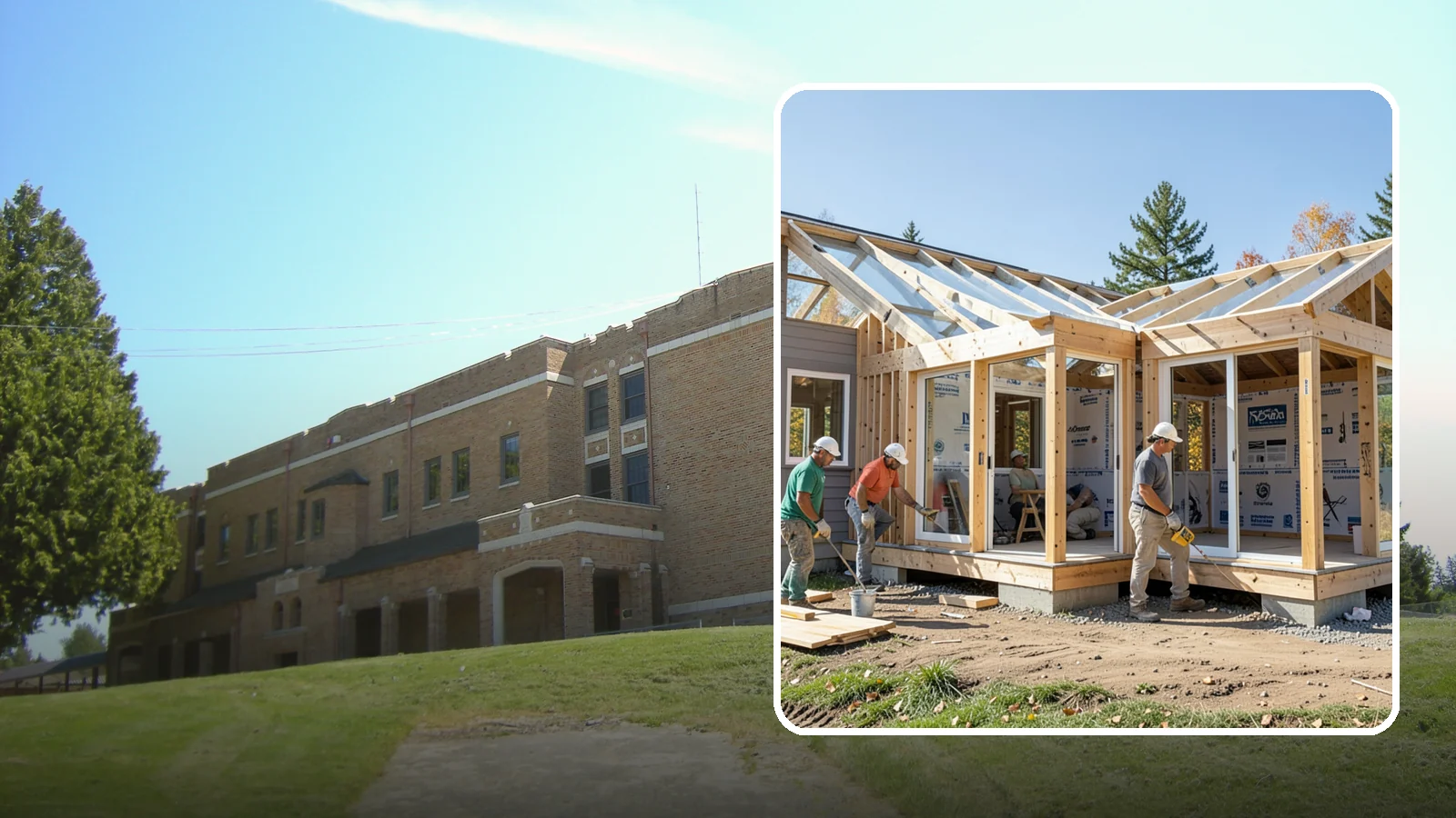 Three-Season Room Construction in Maple Valley, King County, WA - A partially conditioned enclosed room ideal for spring, summer, and fall use.