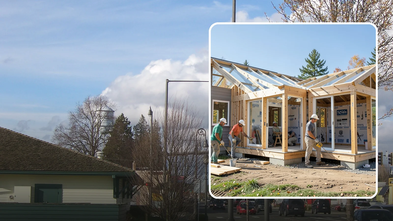 Three-Season Room Construction in Marysville, Snohomish County, WA - A partially conditioned enclosed room ideal for spring, summer, and fall use.