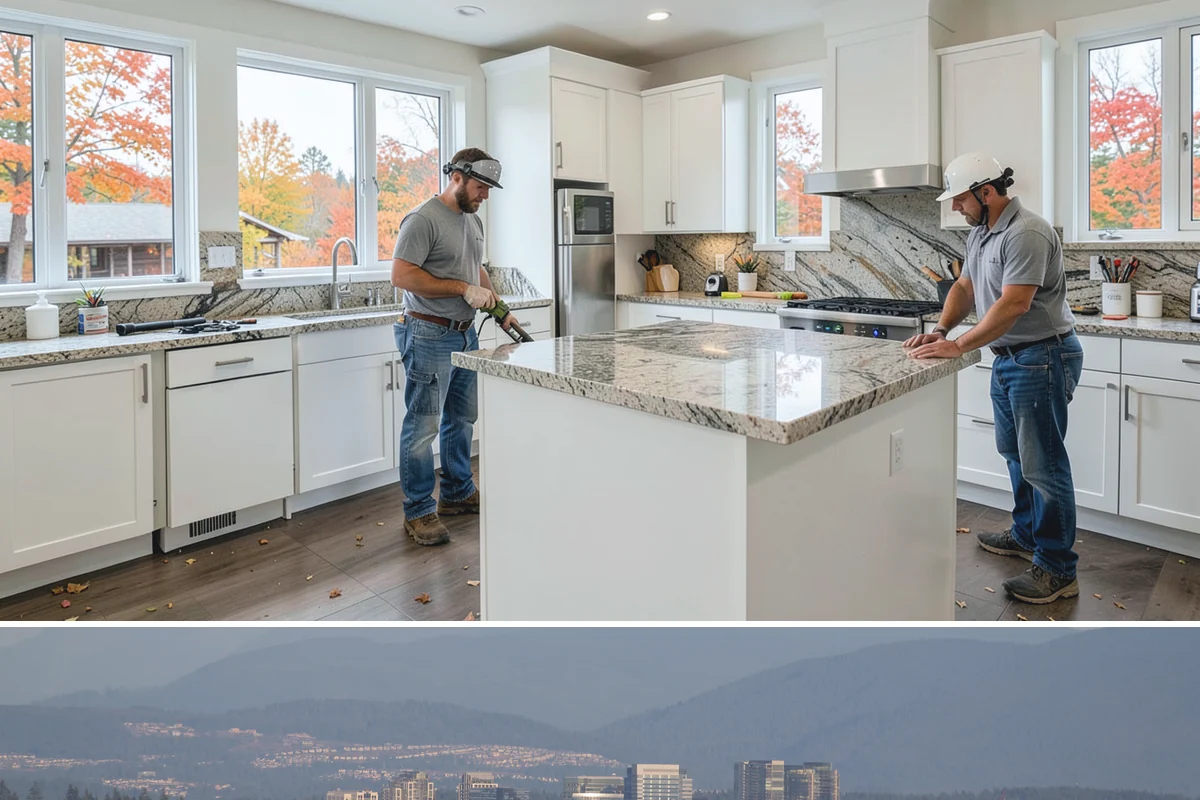 Three-Season Room Construction in Medina, King County, WA - Building in late spring lets you enjoy the finished room through the best of the summer and fall.