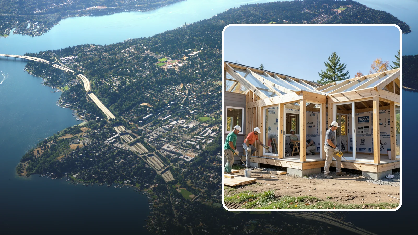 Three-Season Room Construction in Mercer Island, King County, WA - A partially conditioned enclosed room ideal for spring, summer, and fall use.