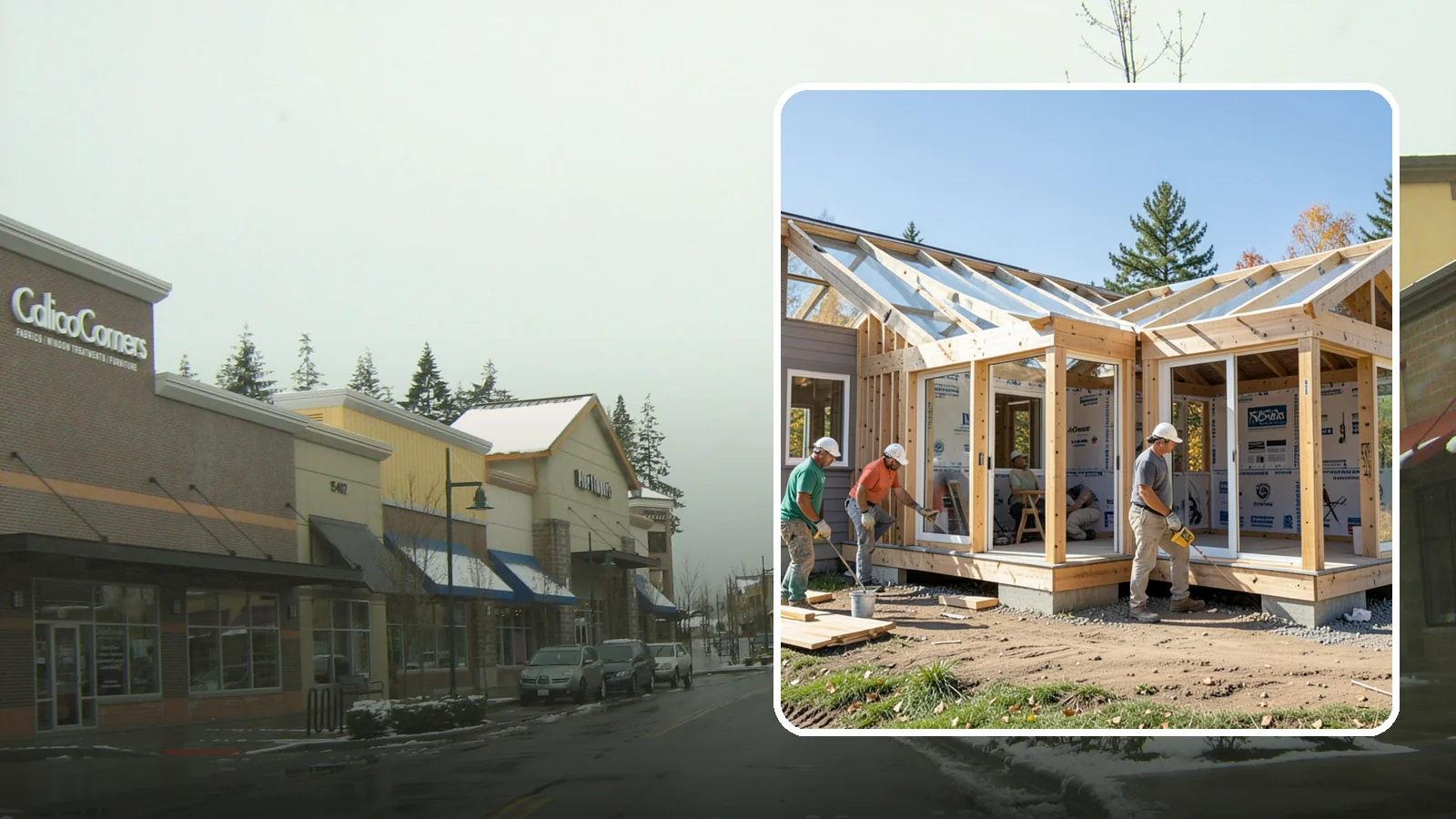 Three-Season Room Construction in Mill Creek, Snohomish County, WA - A partially conditioned enclosed room ideal for spring, summer, and fall use.