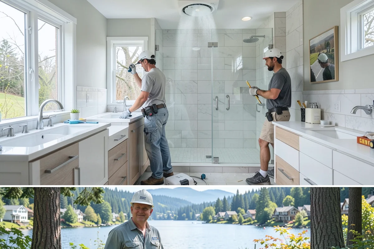 Three-Season Room Construction in Milton, King County, WA - Building in late spring lets you enjoy the finished room through the best of the summer and fall.