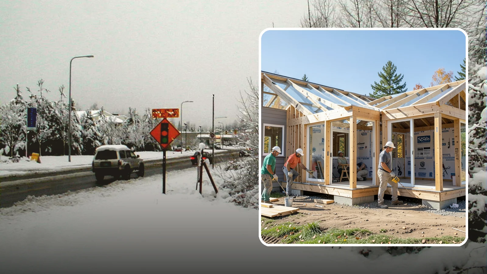 Three-Season Room Construction in Newcastle, King County, WA - A partially conditioned enclosed room ideal for spring, summer, and fall use.