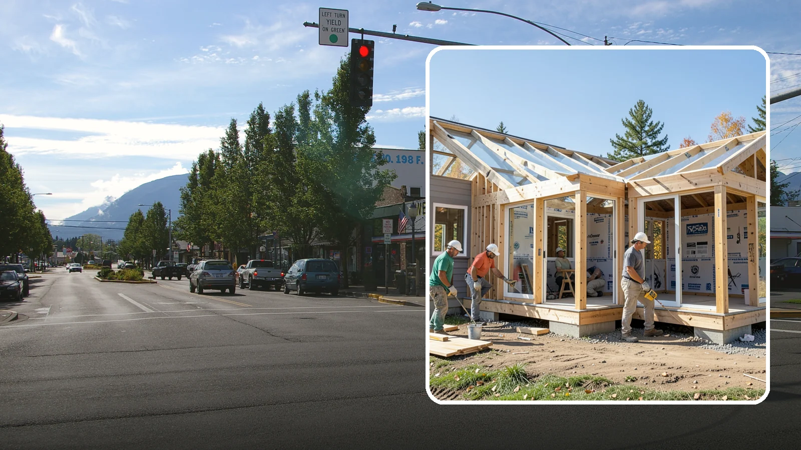 Three-Season Room Construction in North Bend, King County, WA - A partially conditioned enclosed room ideal for spring, summer, and fall use.