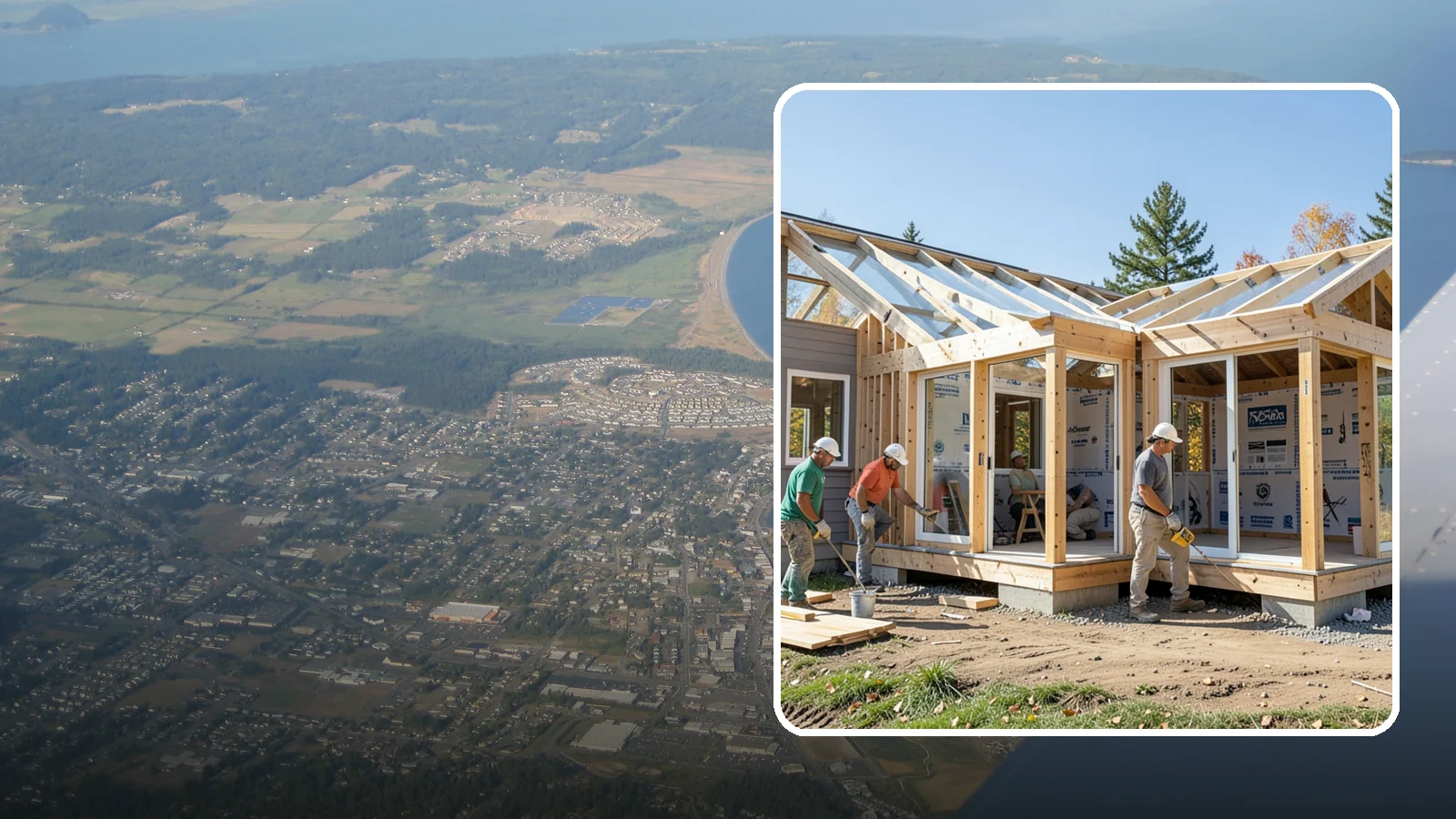 Three-Season Room Construction in Oak Harbor, Island County, WA - A partially conditioned enclosed room ideal for spring, summer, and fall use.